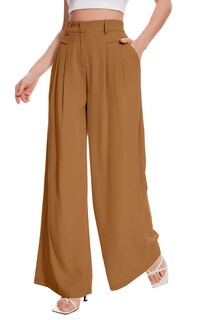 Foto 4 | Foto 4 | Pantalones De Vestir Palazzo De Pierna Ancha Funyyzo Para Mujer - Venta Internacional.