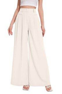 Foto 5 | Foto 5 | Pantalones De Vestir Palazzo De Pierna Ancha Funyyzo Para Mujer - Venta Internacional.