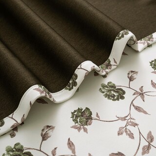 Foto 6 | Foto 6 | Cortinas Beauoop Con Estampado Floral Verde 100% Opacas 214 X 213 Cm 2 Paneles - Venta Internacional.