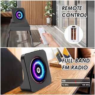 Foto 6 | Foto 6 | Reproductor De Cd Gueray Portátil De Escritorio Bluetooth Con Altavoz - Venta Internacional.