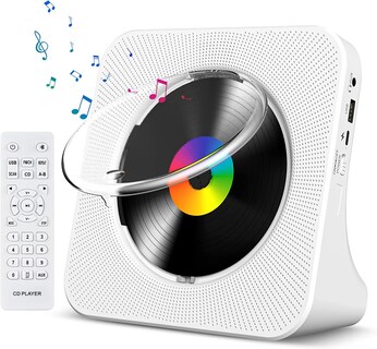 Foto 1 | Foto 1 | Reproductor De Cd Gueray Portátil De Escritorio Bluetooth Con Altavoz Hifi - Venta Internacional.