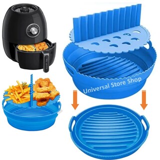 Foto 1 | Foto 1 | Cesta Separadora De Silicona Para Horno Color Azul Con Separador - Venta Internacional.