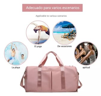 Foto 4 | Foto 4 | Bolsa Deportiva De Alta Capacidad Para Hombre Y Mujer Rosa - Venta Internacional.