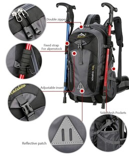 Foto 5 | Foto 5 | Mochila Multifuncional Impermeable Al Aire Libre Para Portátil - Venta Internacional.