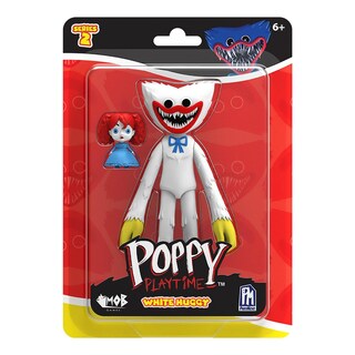 Foto 1 | Foto 1 | Figura De Acción Poppy Playtime White Huggy Wuggy 12 Cm Serie 2 - Venta Internacional.
