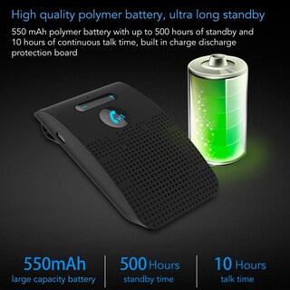 Foto 2 | Foto 2 | Kit Bluetooth Sanpyl Para Coche Altavoz Manos Libres Con Clip Para Visera - Venta Internacional.