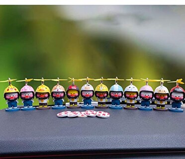 Foto 6 | Foto 6 | Juguete Con Diseño De Pato Jeyoda Para El Salpicadero Del Coche Y Espejo Retrovisor - Venta Internacional.