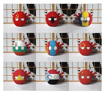 Foto 3 | Foto 3 | Muñeca De Peluche Gangkids Polandball Ucrania 20 Cm - Venta Internacional.