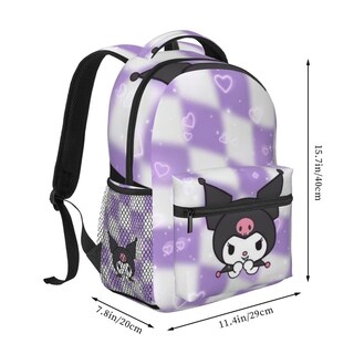 Foto 2 | Foto 2 | Mochila Diez Anime Kawaii Kuromi Cartoon Anime 17 Pulgadas - Venta Internacional.