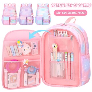 Foto 5 | Foto 5 | Mochila Muizary Rainbow Para Niñas Con Compartimento Para Portátil De 18 Pulgadas - Venta Internacional.
