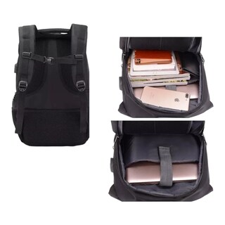 Foto 3 | Foto 3 | Mochila Antirrobo Con Cierre De Candado Usb Soporte Para Cuaderno - Venta Internacional.