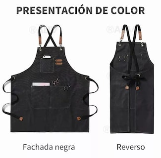 Foto 2 | Foto 2 | Delantal Unisex Multiusos Azul - Venta Internacional.