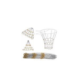 Foto 1 | Foto 1 | Red De Malla Para Baloncesto Color Rojo Metalizado Tamaño Estándar - Venta Internacional.