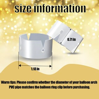 Foto 5 | Foto 5 | Pinzas Para Anillos Con Globos Jinuphion Para Soporte De Globos Columnas O Arcos - Venta Internacional.