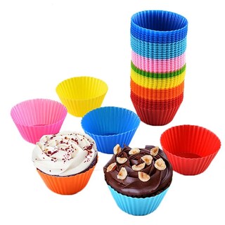 Foto 3 | Foto 3 | Juego De 12 Moldes Multicolores De Silicona Para Magdalenas - Venta Internacional.