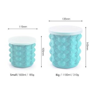 Foto 5 | Foto 5 | Cubitera De Silicona De 1100 Ml  Color Azul - Venta Internacional.