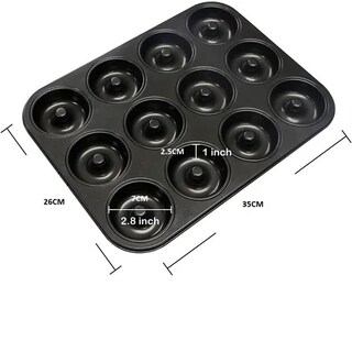 Foto 2 | Foto 2 | Molde Genérico Para Rosquillas 12 Cavidades 7 Cm De Diámetro Para Lavavajillas Horneado S - Venta Internacional.
