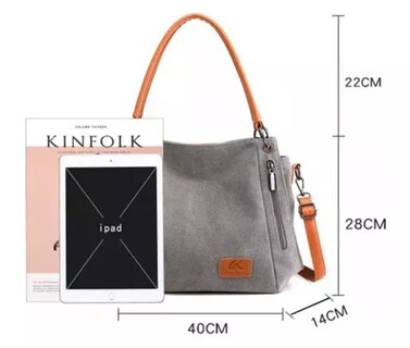 Foto 4 | Foto 4 | Bandolera Fatefan Crossbody Para Mujer  Algodón  Lona  Marrón - Venta Internacional.