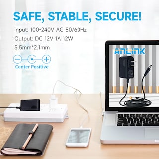 Foto 7 | Foto 7 | Adaptador De Fuente De Alimentación Anlink Cable De 12 V 1 A/12 W 3 M Certificado Ul - Venta Internacional.