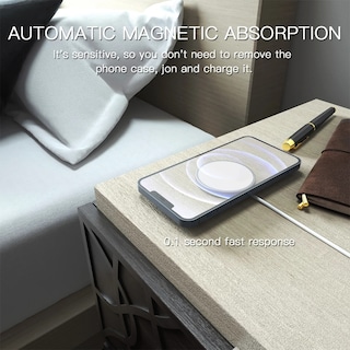Foto 2 | Foto 2 | Cargador Magnético Cargador Inalámbrico Magsafe De 15 W Para Iphone 12 - Venta Internacional.