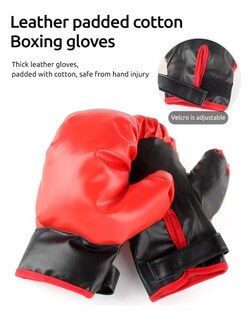 Foto 6 | Foto 6 | Juego De Guantes De Boxeo Boxing Speed Ball Para Niños De 80 A 125 Cm - Venta Internacional.