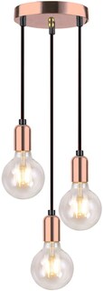 Foto 5 | Foto 5 | Lámpara De Techo Nórdica Retro Colgante De Metal De 3 Luces - Venta Internacional.