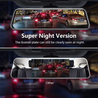 Foto 4 | Foto 4 | Cámara De Salpicadero Con Espejo Jansite De 10 Pulgadas Con Visión Nocturna 1080p Fhd Touch - Venta Internacional.
