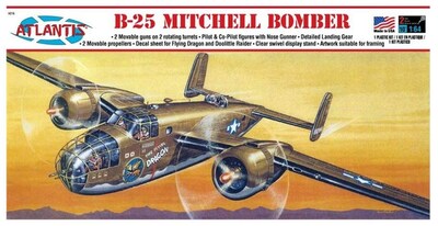 Foto 5 | Foto 5 | Maqueta De Plástico Atlantis B-25 Mitchell Wwii Bomber 1/64 - Venta Internacional.