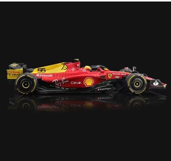 Foto 7 | Foto 7 | Coche Fundido A Presión Jodiyaah Bburago 18/18 2022 F1-75 #55 Carlos Sainz - Venta Internacional.
