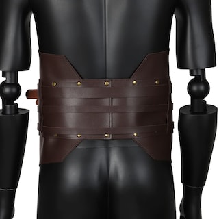 Foto 2 | Foto 2 | Cinturón Armor Ssdh Medieval Wide Leather Steampunk Marrón - Venta Internacional.