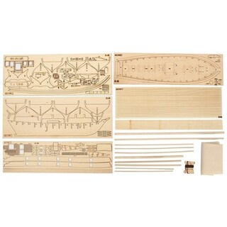 Foto 4 | Foto 4 | Kit De Rompecabezas 3d Con Decoración Náutica Diseño De Barco Pirata Madera Mingkai - Venta Internacional.