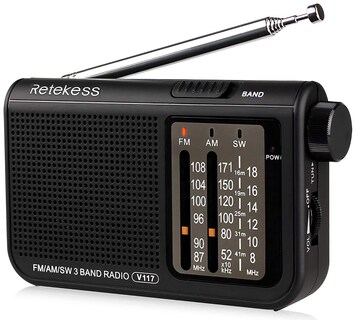 Foto 1 | Foto 1 | Radio Portátil Retekess V117 Am Fm De Onda Corta Para Personas Mayores - Venta Internacional.