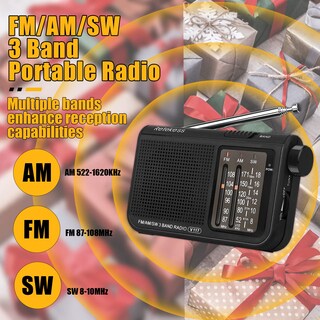 Foto 2 | Foto 2 | Radio Portátil Retekess V117 Am Fm De Onda Corta Para Personas Mayores - Venta Internacional.