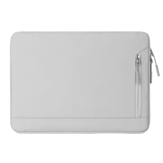 Foto 1 | Foto 1 | Funda Impermeable Para Macbook Notebook 14 Color Gris Oxford Y Terciopelo - Venta Internacional.