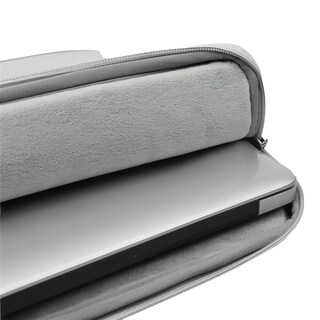 Foto 2 | Foto 2 | Funda Impermeable Para Macbook Notebook 14 Color Gris Oxford Y Terciopelo - Venta Internacional.