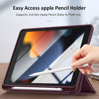 Foto 3 | Foto 3 | Funda Gahwa Ipad 10.2 Para Ipad De 9ª 8ª Y 7ª Generación Con Soporte Para Lápices - Venta Internacional.