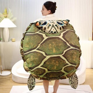 Foto 1 | Foto 1 | Muñeca De Tortuga De Peluche Nucgnex Con Caparazón De Tortuga Portátil - Venta Internacional.