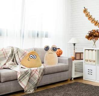 Foto 6 | Foto 6 | Almohada De Peluche Jixiaozuan Alien Pou De 22 Cm - Venta Internacional.