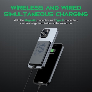 Foto 4 | Foto 4 | Batería Externa Inalámbrica Black Shark 5000 Mah Para Iphone Color Gris - Venta Internacional.