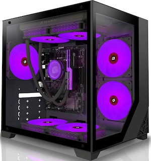 Foto 3 | Foto 3 | Funda Para Pc Kediers C770 Micro Atx Tower Con 7 Ventiladores Argb Y Cristal - Venta Internacional.