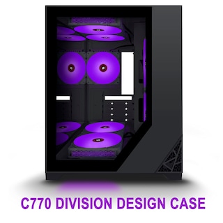 Foto 7 | Foto 7 | Funda Para Pc Kediers C770 Micro Atx Tower Con 7 Ventiladores Argb Y Cristal - Venta Internacional.