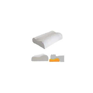 Foto 1 | Foto 1 | Almohada Terapéutica Viscoelástica Blanca De Espuma Viscoelástica 50x30x10 Cm - Venta Internacional.