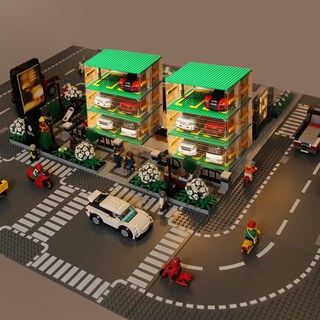 Foto 5 | Foto 5 | Garaje De Estacionamiento Cabeeskii Compatible Con Speed Champions Car - Venta Internacional.
