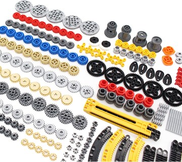 Foto 7 | Foto 7 | Set De Engranajes Seemy 233 Piezas Para Piezas De Lego Technic Con Brazo Elevador Y Alfileres - Venta Internacional.