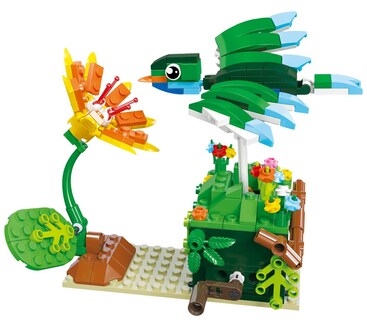 Foto 3 | Foto 3 | Juego De Ladrillos De Construcción Brick Loot Hummingbird Con Movimiento 226 Unidades - Venta Internacional.