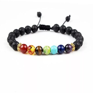 Foto 2 | Foto 2 | Pulsera De 7 Piedras De Chakra Estilo Yoga Tibetano - Venta Internacional.