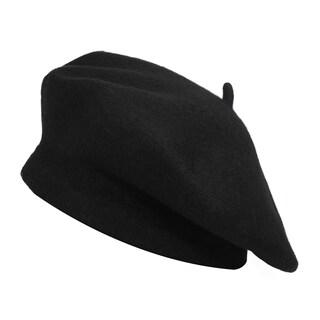 Foto 4 | Foto 4 | Gorro Tipo Boina Zlyc De Lana Francesa Para Mujeres Y Niñas Color Negro - Venta Internacional.