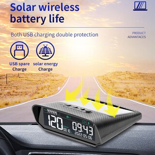 Foto 6 | Foto 6 | Velocímetro Gps Con Pantalla Frontal Hud Para Coche Universal Inalámbrico - Venta Internacional.