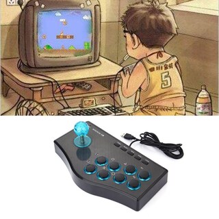 Foto 4 | Foto 4 | Controlador De Juegos Con Cable Usb 3 En 1 Arcade Fighting J - Venta Internacional.