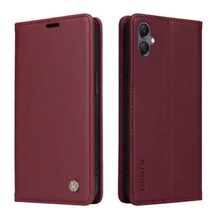 Foto 1 | Foto 1 | Funda Tipo Cartera Ybfjce Para Samsung Galaxy A05 Color Rojo Vino - Venta Internacional.